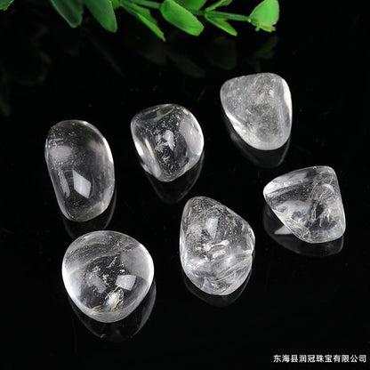 Natural Clear Quartz Palm Tumbled Stone Wholesale