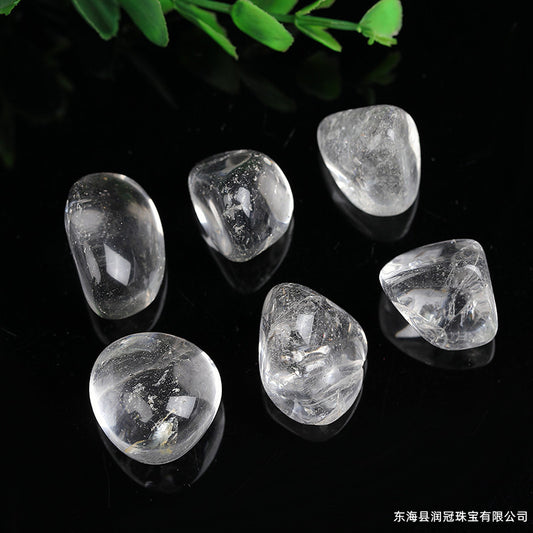 Natural Clear Quartz Palm Tumbled Stone Wholesale