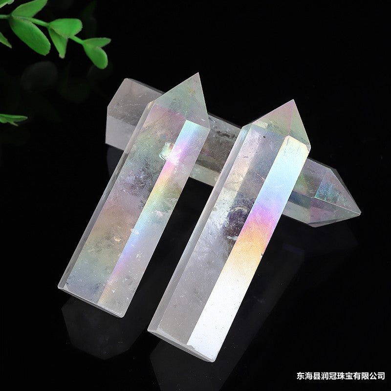 Natural Crystal Tower Angel Aura Clear Quartz Tower Point Wholesale