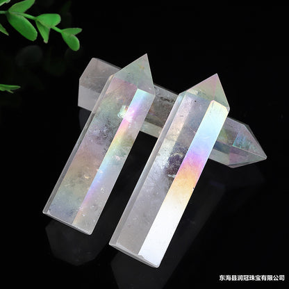 Natural Crystal Tower Angel Aura Clear Quartz Tower Point Wholesale