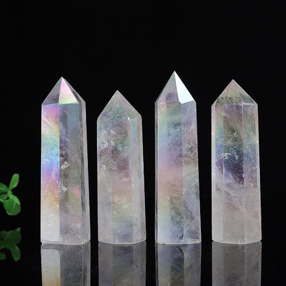Natural Crystal Tower Angel Aura Clear Quartz Tower Point Wholesale