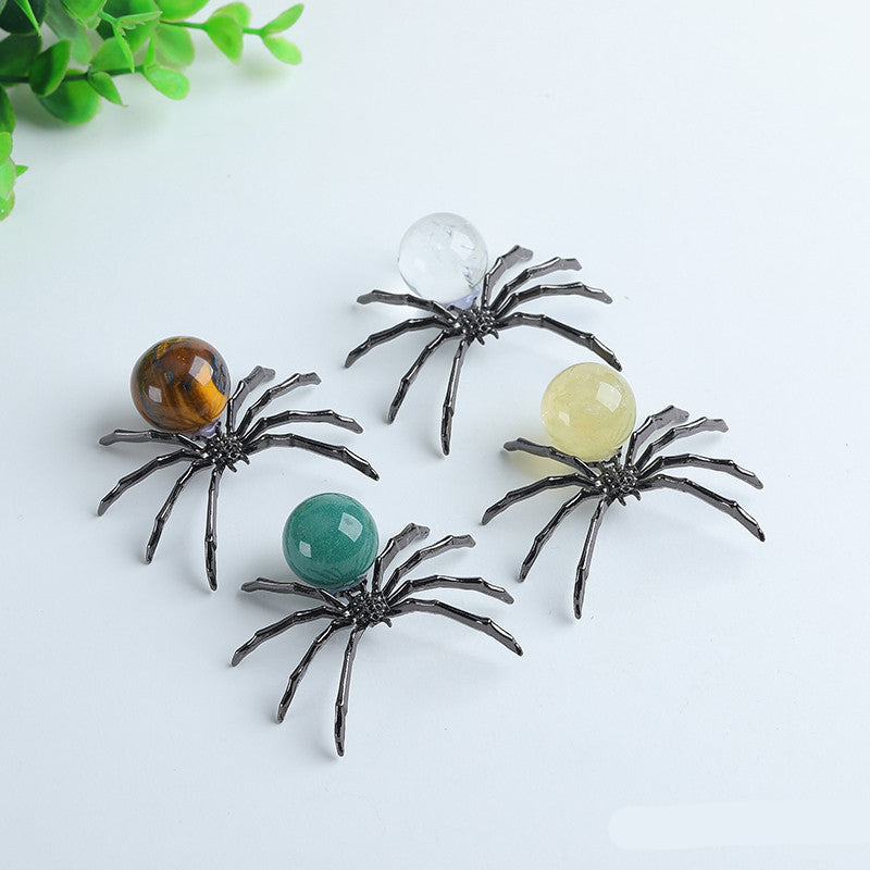 Assorted Crystal Spider Ornaments Bulk Wholesale