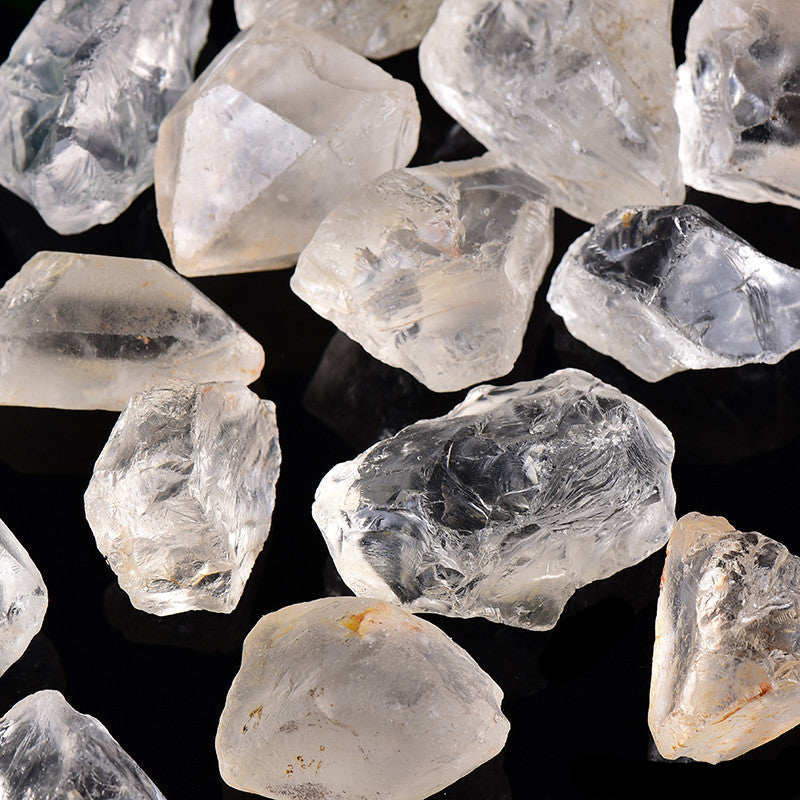 Bulk Raw Clear Quartz Chunks Natural Rough Quartz Crystal Specimens