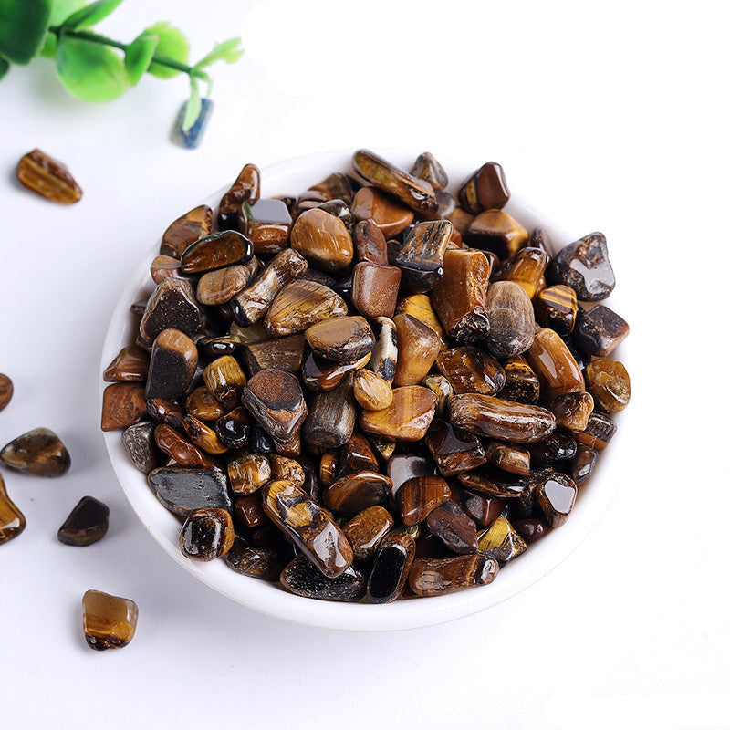 Crystal Tiger Eye Gravel Chips Wholesale Gemstone Chips