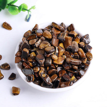 Crystal Tiger Eye Gravel Chips Wholesale Gemstone Chips