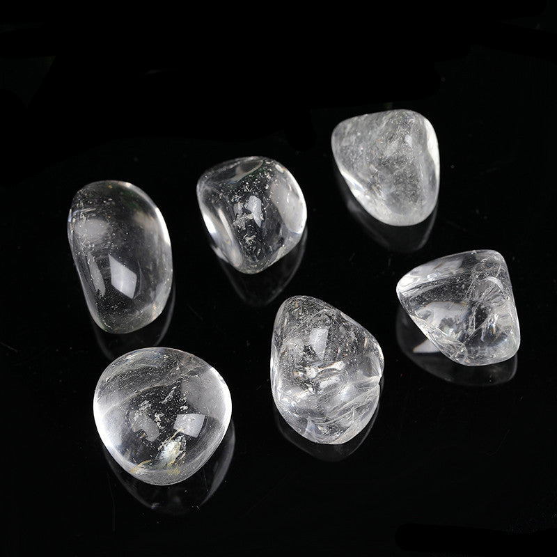 Natural Clear Quartz Palm Tumbled Stone Wholesale