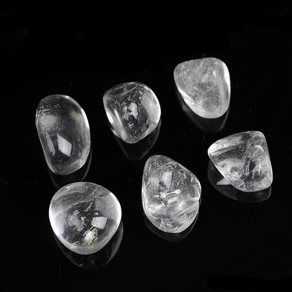 Natural Clear Quartz Palm Tumbled Stone Wholesale