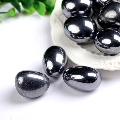 hematite-tumbled-stones-white-plate