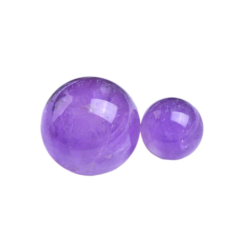 Natural polished amethyst sphere, natural purple crystal ball for wholesale home decor