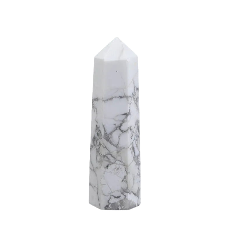 Wholesale White Howlite Obelisk Crystal Tower Point | Crystal Bulk Wholesale