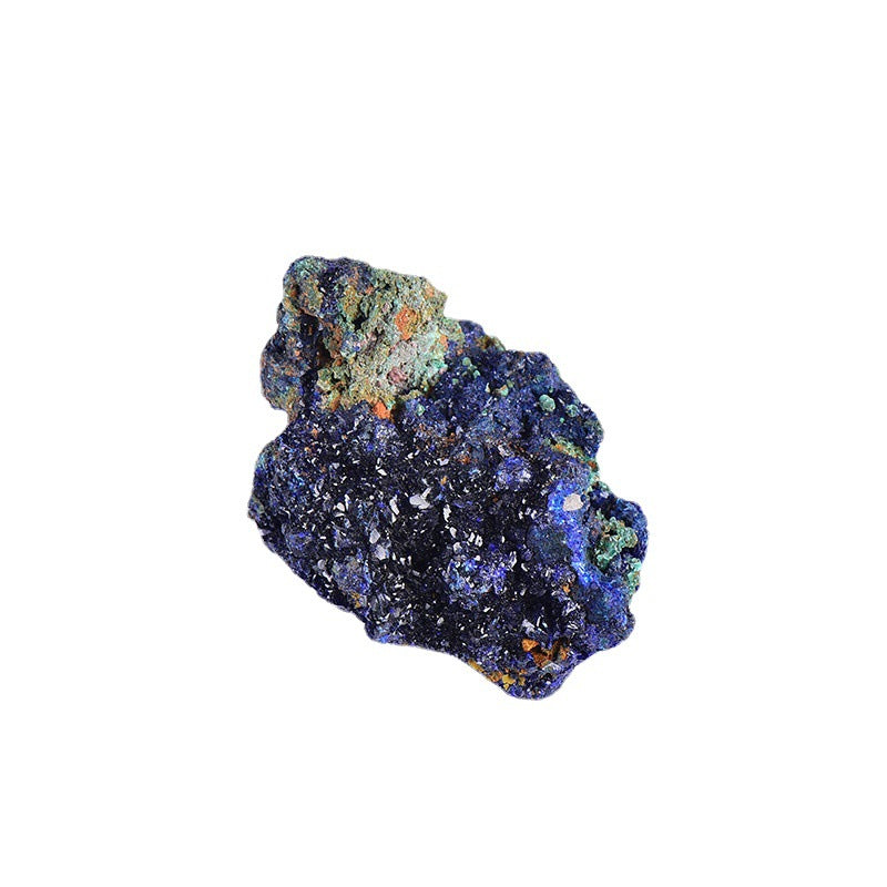 Wholesale natural azurite mixed malachite raw stone bulk mineral specimen deep blue green crystal for shop resale home decor