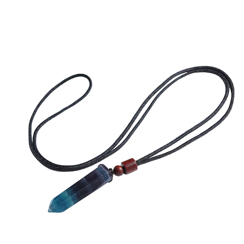 Wholesale Natural Crystal Rainbow Fluorite Tower Pendants | Crystal Pendant Bulk Wholesale