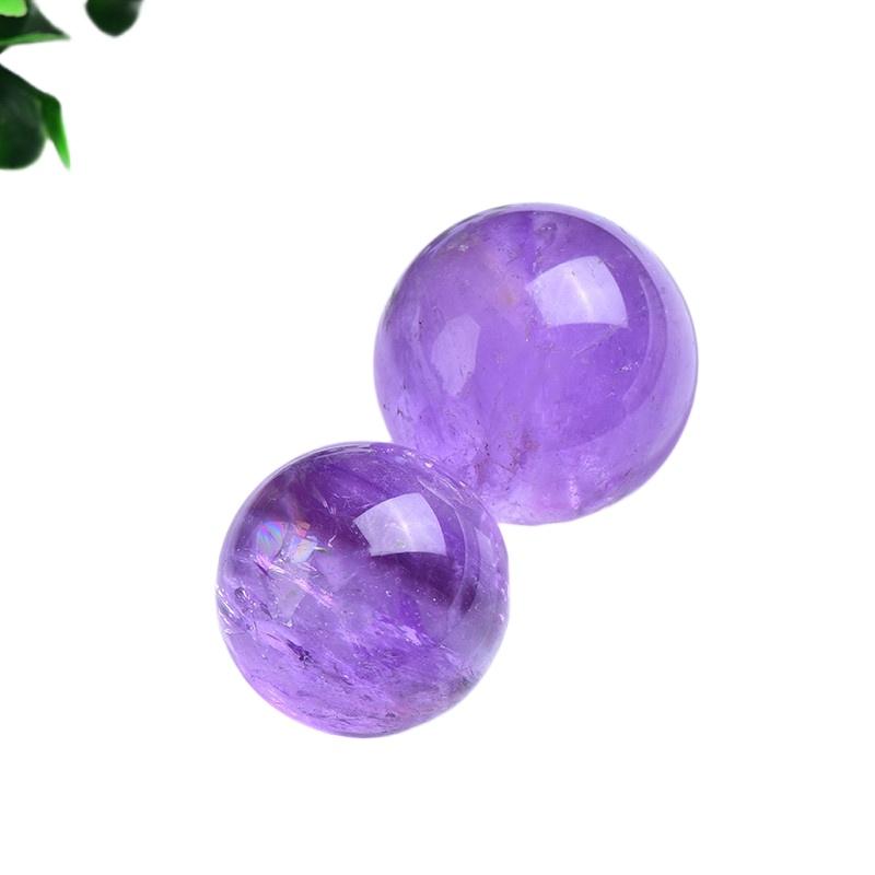 Natural polished amethyst sphere, natural purple crystal ball for wholesale home decor