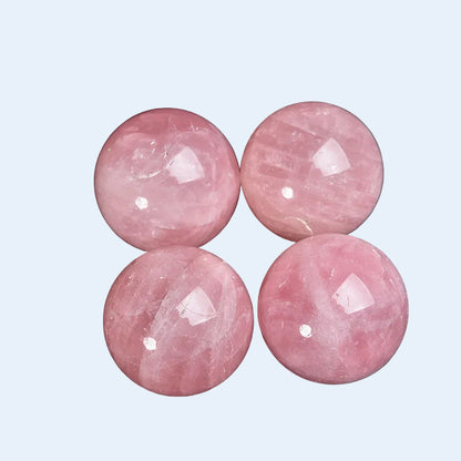 Deep pink rose quartz sphere natural crystal ball bulk wholesale, hand polished rose quartz crystal spheres for crystal shop supply