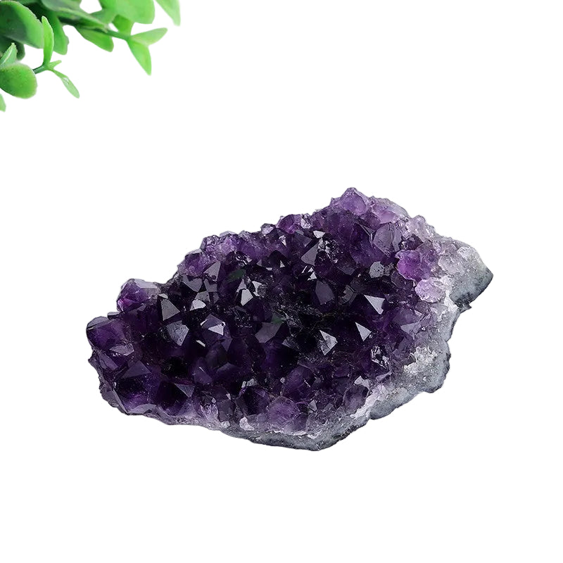 Wholesale natural deep purple amethyst crystal cluster raw specimen for crystal shop resale home mineral decor