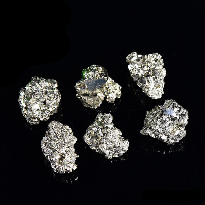 Small Raw Pyrite Clusters Natural Pyrite Crystal Specimens