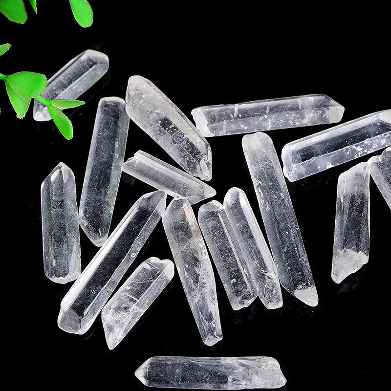 Natural Raw Clear Quartz Point Wands, Transparent Single Clear Quartz Crystals Bulk Wholesale