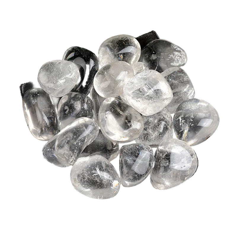 Natural Polished Tumbled Clear Quartz Stones, Clear Quartz Tumbles Bulk Wholesale