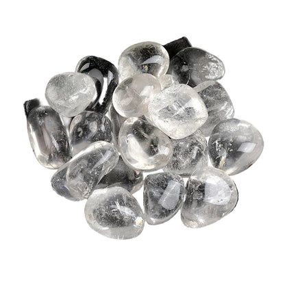 Natural Polished Tumbled Clear Quartz Stones, Clear Quartz Tumbles Bulk Wholesale
