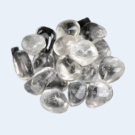Natural Polished Tumbled Clear Quartz Stones, Clear Quartz Tumbles Bulk Wholesale